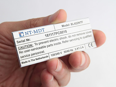 Образец изделия из анодированного алюминия 14