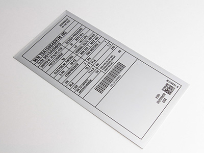 Образец изделия из анодированного алюминия 21