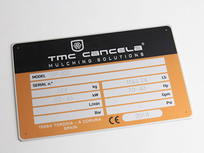 Образец изделия из анодированного алюминия 24